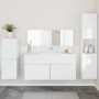 Juego de muebles de baño 4 pzas madera contrachapada blanco de , Muebles de baño - Ref: Foro24-3308521, Precio: 168,50 €, Des...