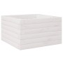 Solid white pine wood planter 40x40x23 cm by , Pots and planters - Ref: Foro24-847179, Price: 53,99 €, Discount: %