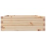 Jardinera de madera maciza de pino 70x70x23 cm de , Maceteros y jardineras - Ref: Foro24-847193, Precio: 68,99 €, Descuento: %