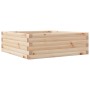 Jardinera de madera maciza de pino 70x70x23 cm de , Maceteros y jardineras - Ref: Foro24-847193, Precio: 68,99 €, Descuento: %