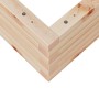 Solid pine wood planter 70x70x23 cm by , Pots and planters - Ref: Foro24-847193, Price: 69,12 €, Discount: %