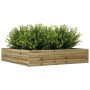 Pine wood planter box, treated, 110x110x23 cm by , Pots and planters - Ref: Foro24-847217, Price: 90,99 €, Discount: %