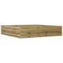 Pine wood planter box, treated, 110x110x23 cm by , Pots and planters - Ref: Foro24-847217, Price: 90,99 €, Discount: %