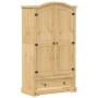 Corona wardrobe made of solid pine wood 102x52x186 cm by , Wardrobes - Ref: Foro24-4012156, Price: 323,59 €, Discount: %