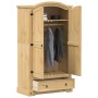 Corona wardrobe made of solid pine wood 102x52x186 cm by , Wardrobes - Ref: Foro24-4012156, Price: 323,59 €, Discount: %