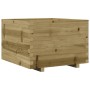 Pine wood planter impregnated 70x70x49.5 cm by , Pots and planters - Ref: Foro24-847367, Price: 129,99 €, Discount: %