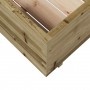 Pine wood planter impregnated 70x70x49.5 cm by , Pots and planters - Ref: Foro24-847367, Price: 129,99 €, Discount: %