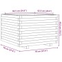 Pine wood planter impregnated 70x70x49.5 cm by , Pots and planters - Ref: Foro24-847367, Price: 129,99 €, Discount: %