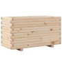 Jardinera madera maciza de pino 90x40x49,5 cm de , Maceteros y jardineras - Ref: Foro24-847373, Precio: 111,55 €, Descuento: %