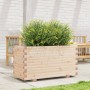 Jardinera madera maciza de pino 90x40x49,5 cm de , Maceteros y jardineras - Ref: Foro24-847373, Precio: 111,55 €, Descuento: %