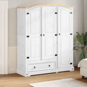 Corona wardrobe made of solid pine wood 151.5x52x186 cm by , Wardrobes - Ref: Foro24-4012161, Price: 531,92 €, Discount: %