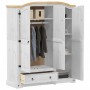 Corona wardrobe made of solid pine wood 151.5x52x186 cm by , Wardrobes - Ref: Foro24-4012161, Price: 533,22 €, Discount: %