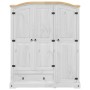 Corona wardrobe made of solid pine wood 151.5x52x186 cm by , Wardrobes - Ref: Foro24-4012161, Price: 533,22 €, Discount: %