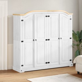 Corona solid pine wood wardrobe 194x52x186 cm by , Wardrobes - Ref: Foro24-4012163, Price: 649,08 €, Discount: %