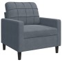 Dark gray velvet armchair, 60 cm by , Sofas - Ref: Foro24-4007605, Price: 154,92 €, Discount: %