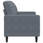 Dark gray velvet armchair, 60 cm by , Sofas - Ref: Foro24-4007605, Price: 154,92 €, Discount: %