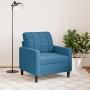 Blue velvet armchair 60 cm by , Sofas - Ref: Foro24-4007613, Price: 133,99 €, Discount: %