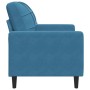 Blue velvet armchair 60 cm by , Sofas - Ref: Foro24-4007613, Price: 133,99 €, Discount: %