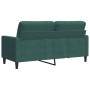 Sofá de 2 plazas de terciopelo verde oscuro 140 cm de , Sofás - Ref: Foro24-4007626, Precio: 221,19 €, Descuento: %