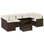 Garden set with 8 pieces of sofas and brown synthetic rattan cushions. by , Garden sets - Ref: Foro24-3267153, Price: 610,00 ...