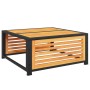 Mesa de jardín de madera maciza de acacia 68x68x30 cm de , Sofás modulares de exterior - Ref: Foro24-367644, Precio: 88,99 €,...