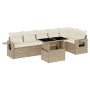 Set sofás de jardín 7 piezas y cojines ratán sintético beige de , Conjuntos de jardín - Ref: Foro24-3267918, Precio: 591,74 €...