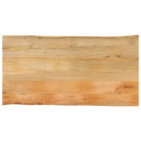 Solid mango wood natural edge table top 100x60x2.5 cm by , Table tops - Ref: Foro24-370718, Price: 69,21 €, Discount: %