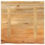 Solid mango wood natural edge table top 40x40x3.8 cm by , Table tops - Ref: Foro24-370726, Price: 27,29 €, Discount: %