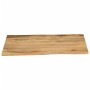 Tablero de mesa borde natural madera maciza mango 100x80x2,5 cm de , Tableros para mesas - Ref: Foro24-370724, Precio: 92,89 ...