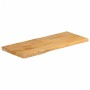 Solid mango wood natural edge table top 80x40x3.8 cm by , Table tops - Ref: Foro24-370730, Price: 51,56 €, Discount: %