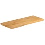 Solid mango wood table top with natural edge, 100x40x3.8 cm by , Table tops - Ref: Foro24-370732, Price: 114,71 €, Discount: %