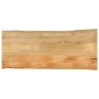 Solid mango wood natural edge table top 140x60x3.8 cm by , Table tops - Ref: Foro24-370745, Price: 132,69 €, Discount: %