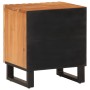 Solid acacia wood bedside table 40x34x46 cm by , Nightstands - Ref: Foro24-377418, Price: 68,14 €, Discount: %