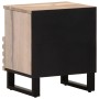 Solid bleached mango wood bedside table 40x34x46 cm by , Nightstands - Ref: Foro24-377472, Price: 72,99 €, Discount: %