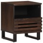 Mesita de noche de madera maciza de mango 40x34x46 cm de , Mesitas de noche - Ref: Foro24-377470, Precio: 73,24 €, Descuento: %