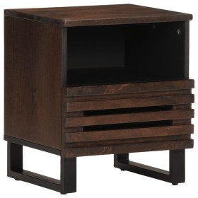 Solid mango wood bedside table 40x34x46 cm by , Nightstands - Ref: Foro24-377470, Price: 78,99 €, Discount: %