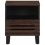 Mesita de noche de madera maciza de mango 40x34x46 cm de , Mesitas de noche - Ref: Foro24-377470, Precio: 73,24 €, Descuento: %