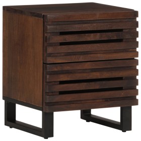 Mesita de noche de madera maciza de mango 40x34x46 cm de , Mesitas de noche - Ref: Foro24-377430, Precio: 92,99 €, Descuento: %