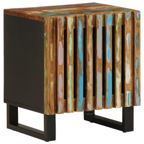 Mesita de noche de madera maciza reciclada 40x34x46 cm de , Mesitas de noche - Ref: Foro24-377424, Precio: 73,99 €, Descuento: %