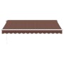 Manual retractable brown awning 350x250 cm by , Awnings - Ref: Foro24-3215631, Price: 411,76 €, Discount: %