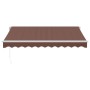 Manual retractable brown awning 300x250 cm by , Awnings - Ref: Foro24-3215633, Price: 238,47 €, Discount: %