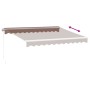 Manual retractable brown awning 300x250 cm by , Awnings - Ref: Foro24-3215633, Price: 238,47 €, Discount: %