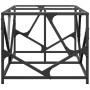 Steel coffee table with transparent glass top 98.5x50x41cm by , Coffee table - Ref: Foro24-845996, Price: 62,12 €, Discount: %