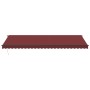 Manual retractable awning with LED lights burgundy 600x350 cm by , Awnings - Ref: Foro24-3215011, Price: 613,74 €, Discount: %