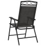 Folding garden chairs 2 units steel and gray melange textilene by , Garden chairs - Ref: Foro24-360200, Price: 96,16 €, Disco...