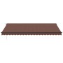 Toldo retráctil manual marrón 500x350 cm de , Toldos - Ref: Foro24-3215411, Precio: 473,91 €, Descuento: %