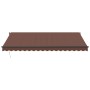 Manual retractable brown awning 450x350 cm by , Awnings - Ref: Foro24-3215407, Price: 413,46 €, Discount: %