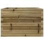 Pine wood planter box impregnated 70x70x46 cm by , Pots and planters - Ref: Foro24-3282418, Price: 141,85 €, Discount: %