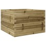 Pine wood planter box impregnated 70x70x46 cm by , Pots and planters - Ref: Foro24-3282418, Price: 141,85 €, Discount: %