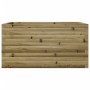 Jardinera de madera de pino impregnada 90x60x46 cm de , Maceteros y jardineras - Ref: Foro24-3282458, Precio: 153,26 €, Descu...